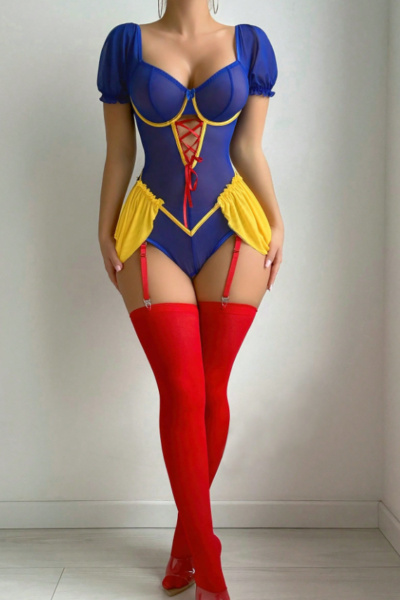 Verführerische Prinzessin – 3-teiliges Party-Dessous-Set für einen königlichen Auftritt