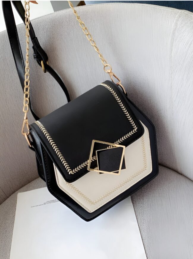 Kleine Designer-Schultertasche – Vielseitige, quadratische Umhängetasche im neuen Stil – Bild 2