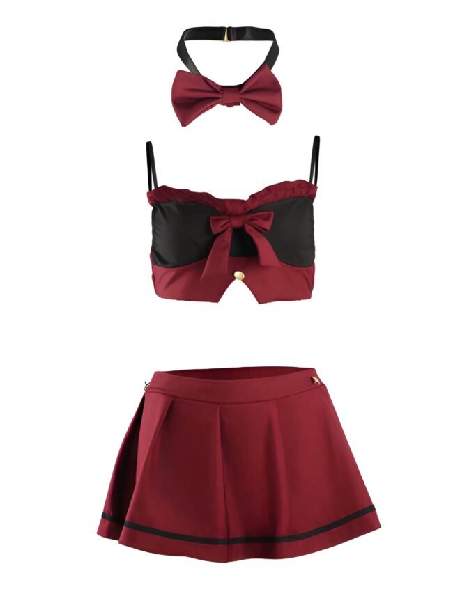 Kawaii Campus JK Uniform – 4-teiliges Cosplay- & Lingerie-Set im Sekretärinnen-Stil – Bild 4