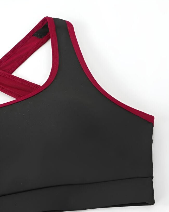 3-teiliges Damen Sport-Set – Kapuzen-Tanktop & Criss Cross Leggings | Ärmelloses Fitness-Outfit für alle Jahreszeiten – Bild 5