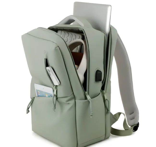 Modischer Damen-Casual-Rucksack – Schlicht & Stylisch mit großer Kapazität | Perfekt für Alltag, Pendeln, Schule & Reisen – Bild 4