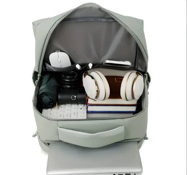 Modischer Damen-Casual-Rucksack – Schlicht & Stylisch mit großer Kapazität | Perfekt für Alltag, Pendeln, Schule & Reisen – Bild 5