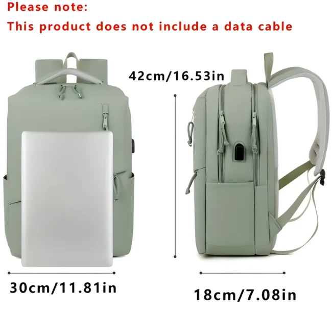 Modischer Damen-Casual-Rucksack – Schlicht & Stylisch mit großer Kapazität | Perfekt für Alltag, Pendeln, Schule & Reisen – Bild 6