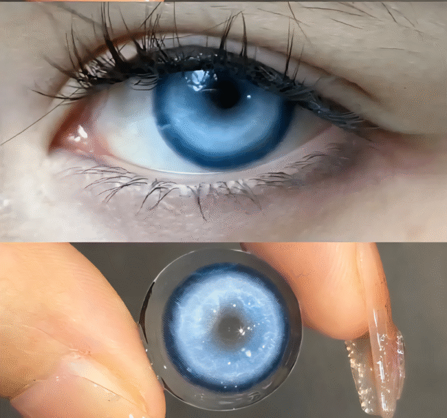 1 Paar Cosplay Kontaktlinsen – Verrückt Farbige Linsen für Große Augen, 14,5 mm Durchmesser – Bild 2