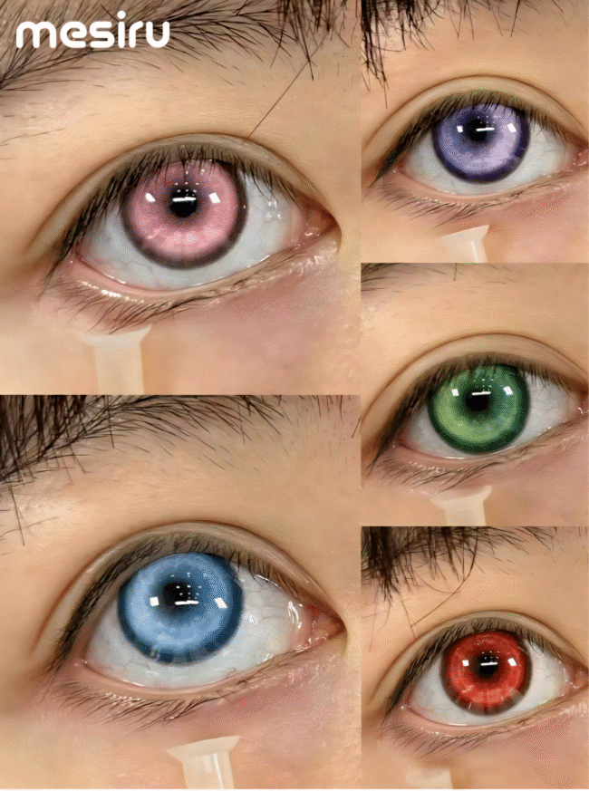 1 Paar Cosplay Kontaktlinsen – Verrückt Farbige Linsen für Große Augen, 14,5 mm Durchmesser – Bild 5