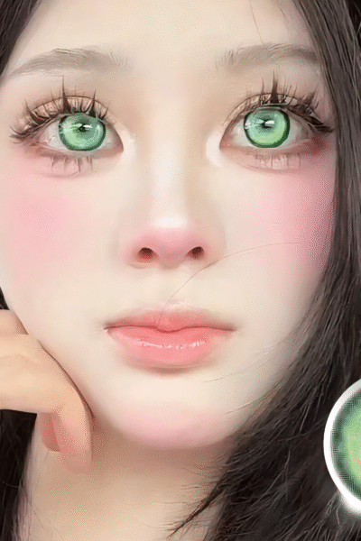 1 Paar Cosplay Kontaktlinsen – Verrückt Farbige Linsen für Große Augen, 14,5 mm Durchmesser