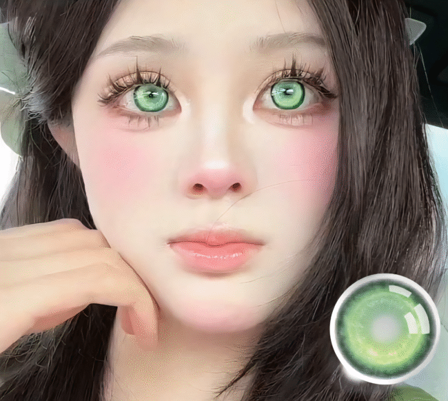 1 Paar Cosplay Kontaktlinsen – Verrückt Farbige Linsen für Große Augen, 14,5 mm Durchmesser