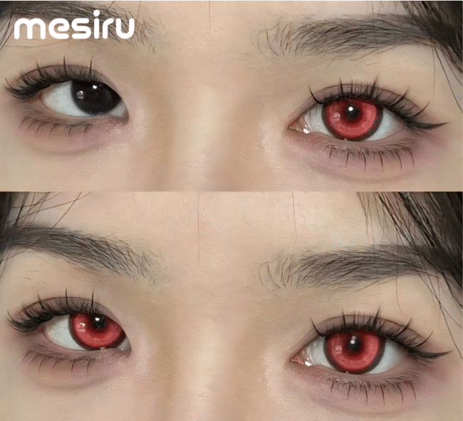 1 Paar Cosplay Kontaktlinsen – Verrückt Farbige Linsen für Große Augen, 14,5 mm Durchmesser – Bild 4
