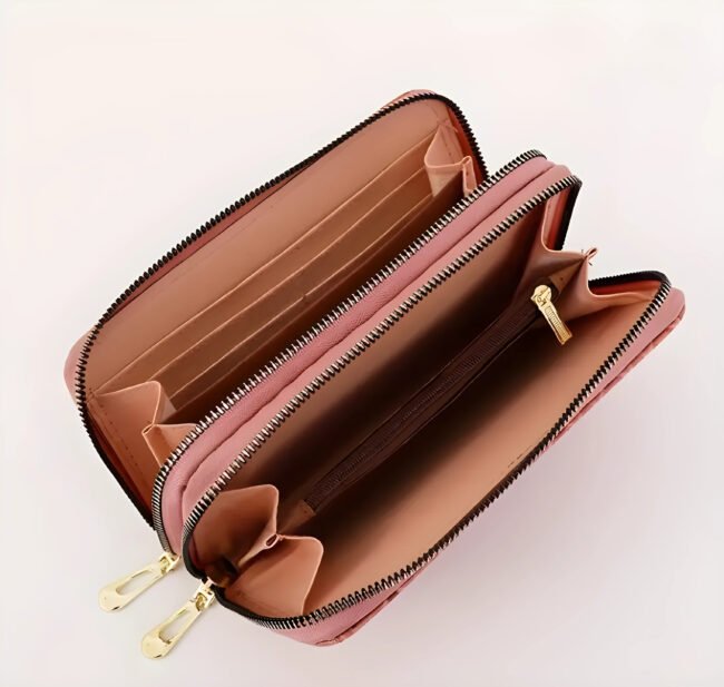 Love Decor Damen Clutch Geldbörse – Stilvolle PU-Leder-Langbörse mit Kartenfächern & Münzfach – Bild 2