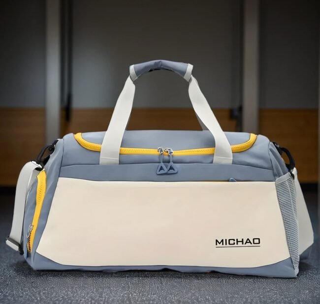 Große Sporttasche mit Trocken-/Nassfach – Robustes Oxford-Gewebe, Verstellbarer Schultergurt, Perfekt für Fitness, Pendeln & Reisen – Bild 5