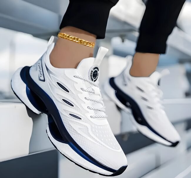 Modische Damen-Sneaker mit Mesh – Stoßdämpfende & Rutschfeste Sportschuhe für Alltag, Reisen & Fitness – Bild 3