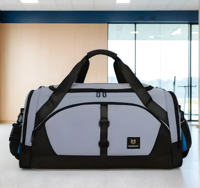 Klassische Reisetasche mit Schuhfach - Große Kapazität & Stil für Reisen, Sport – Bild 3