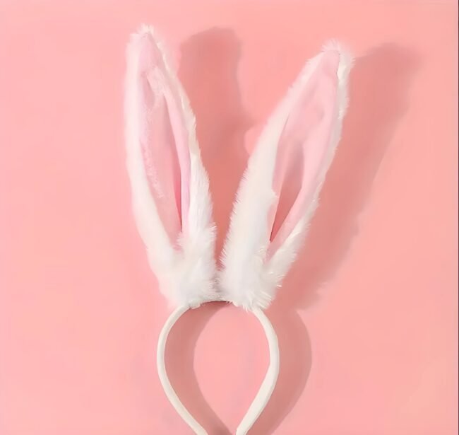 Needs Hasenohren-Haarband für Damen – Plüschiges Accessoire mit Farbakzenten 🎀 – Bild 5