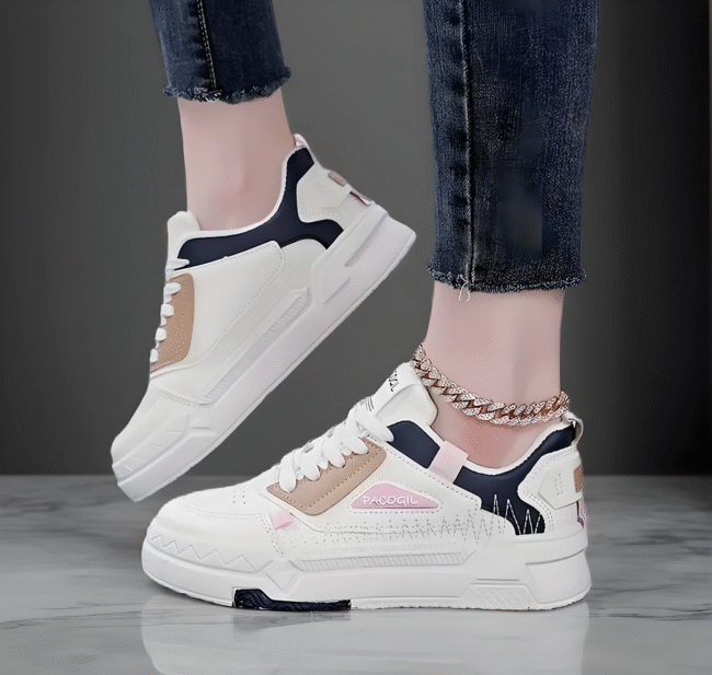 Modische Damen-Sneaker – Bequeme & Stylische Schnürschuhe für Alltag und Freizeit – Bild 4