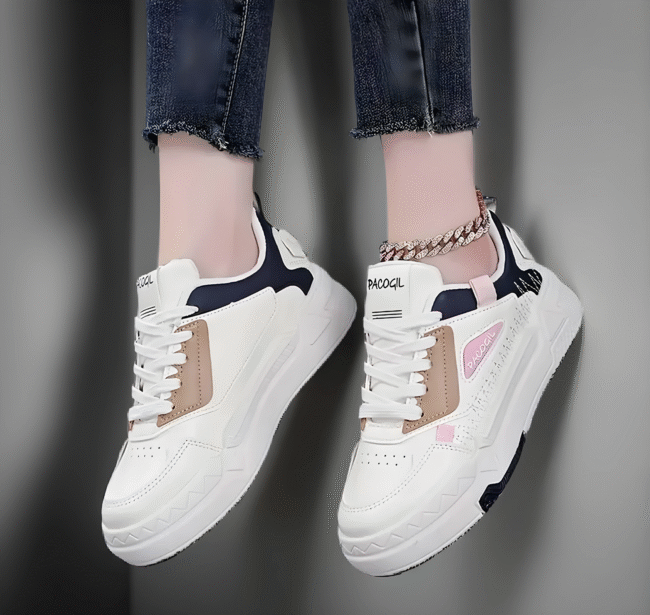 Modische Damen-Sneaker – Bequeme & Stylische Schnürschuhe für Alltag und Freizeit – Bild 3