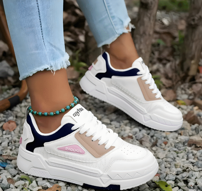 Modische Damen-Sneaker – Bequeme & Stylische Schnürschuhe für Alltag und Freizeit