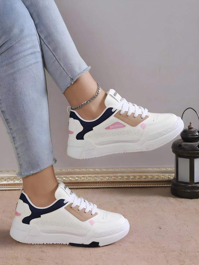 Modische Damen-Sneaker – Bequeme & Stylische Schnürschuhe für Alltag und Freizeit – Bild 2