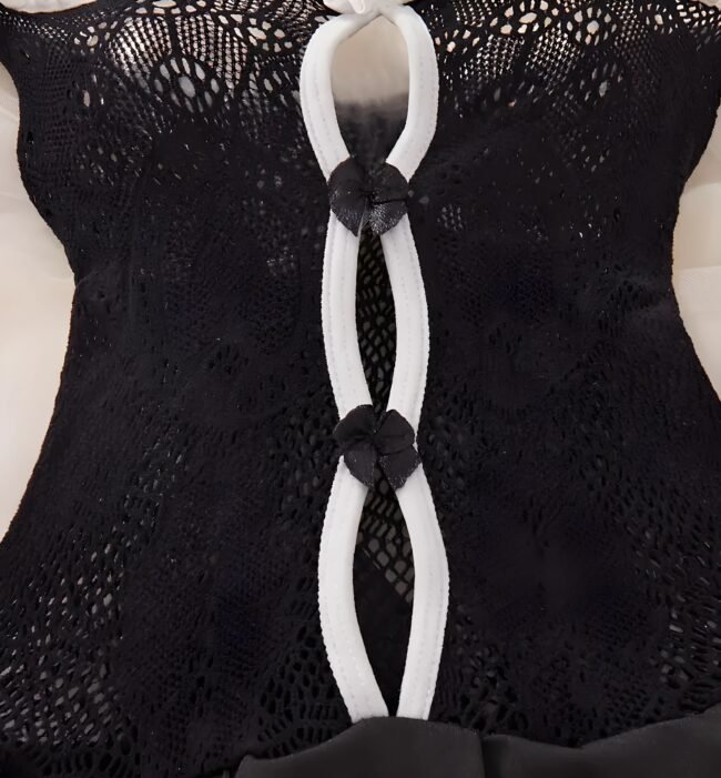 Verführerisches Dienstmädchen-Cosplay-Kostüm – Sexy A-Linien-Kleid mit Komplettem Zubehörset – Bild 3