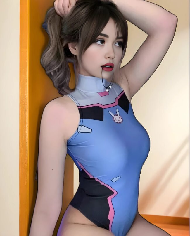 Anime-Stil Bodysuit ohne Schritt – Verführerisches Cosplay-Outfit für Rollenspiele & besondere Anlässe (Empfohlenes Gewicht: 36–50 kg) – Bild 5