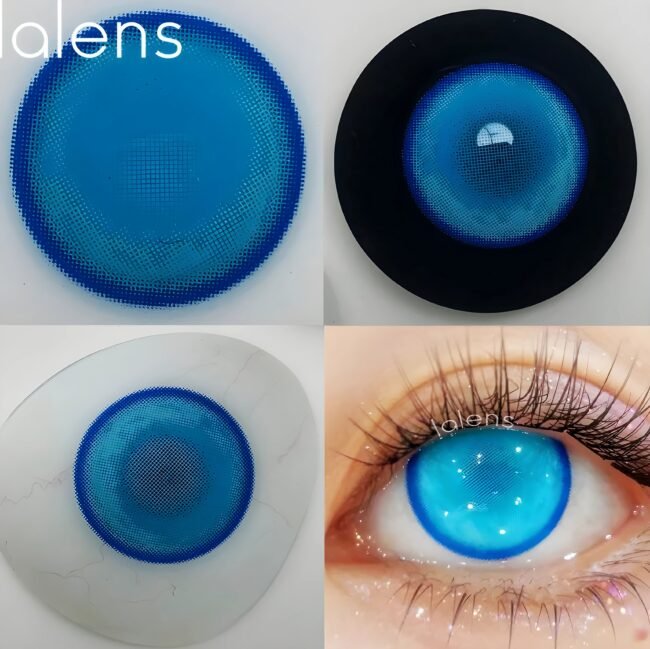 Lalens Paradise Farbige Kontaktlinsen – 14,5 mm, Halbjährliche Make-up-Linsen für einen Magischen Blick – Bild 4