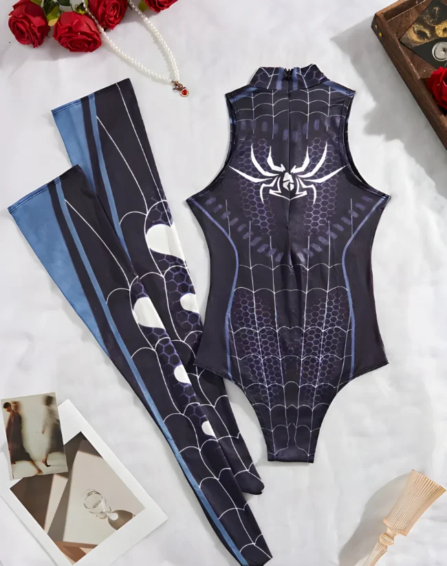 Sexy Spider-Woman 3-teiliges Kostüm-Set – Marvel-inspirierte Lingerie für Erwachsene 🕷️ – Bild 3